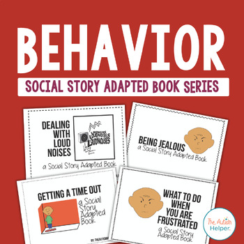 Preview of Behavior Social Story Adapted Book Series