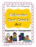 Behavior Sort Cards SET 2