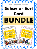 Behavior Sorting Card Bundle
