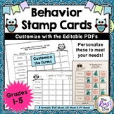 Behavior Stamp Cards A Simple Behavior Program That Helps 