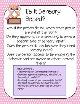 Autism Behavior Support Posters (Pink) By: Autism Classroom by Autism ...