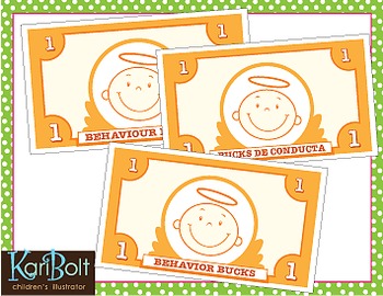 Preview of Behavior, Time Bucks and Chore Cards