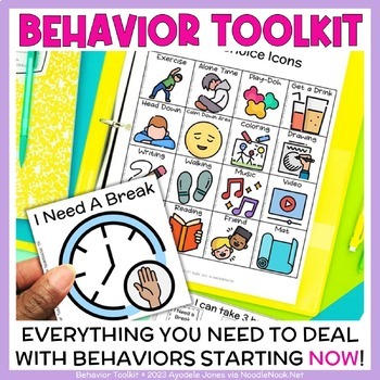 Preview of Behavior Management Intervention Toolkit (Visuals and Guides for Special Ed)