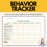 Behavior Tracker for Individualized Growth Mindset Behavio