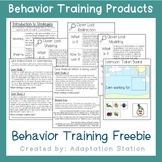 Behavior Training Freebie