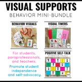 Behavior Visual Supports Bundle | Positive Cue Cards for S