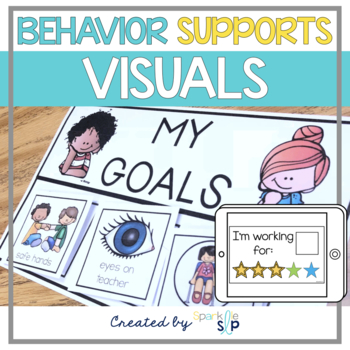 Preview of Behavior Visuals | Behavior Management | Speech Therapy Autism