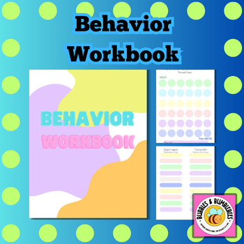 Preview of Behavior Workbook-Coping Skills, Trigger Identification, Behavior Chart & More!