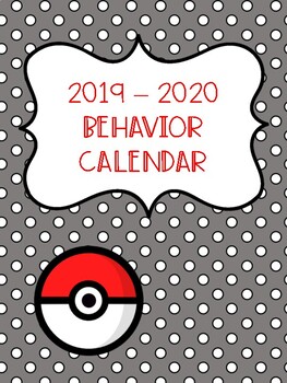 Behavior Calendar 19 Pokemon Go Inspired By Precious Bilinguals