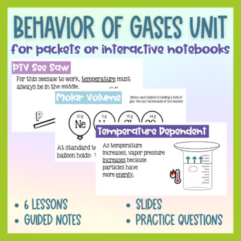 Preview of Behavior of Gases Unit Bundle