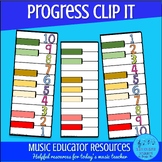 Behavior or Progress Music Themed Clip It