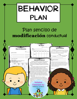 Preview of Manejo de conducta | Contrato y tabulación | Behavior plan in Spanish