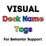 Visual Desk Name Tags for Behavioral Support