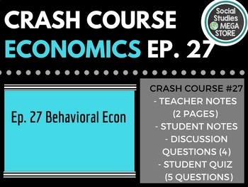 Preview of Behavioral Economics: Crash Course Economics #27