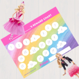 Behavioral Management Reward Chart Rainbow, Clouds, Math Counting