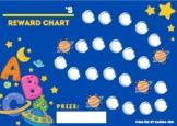 Behavioral Management Reward Chart Space Aliens Planets