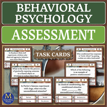 Preview of Behavioral Psychology: Assessment Task Cards