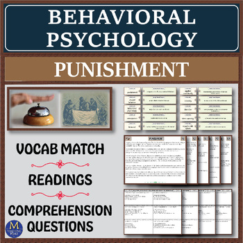 Preview of Behavioral Psychology Series: Punishment