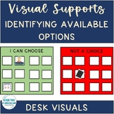 Behavioral Visual Support Identifying Available and Not Av