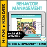 Behavior Management Social Skills BOOM Cards™️ Speech Ther