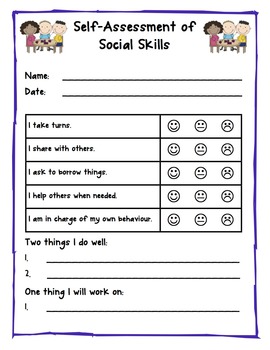 behavior goal setting for students assessment and