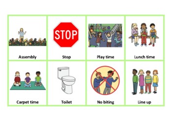 Preview of Behaviour Management Visual Aids - Special Education and Autism Resource Lanyard