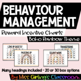Behaviour Reward Incentive Charts - Boho Rainbow