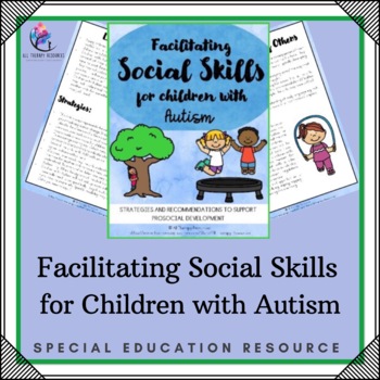 Preview of Behaviour Support - Facilitating Social Skills for Children with Autism