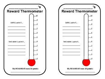 Behaviour Thermometer by Melanie Ulch | Teachers Pay Teachers