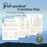Behaviour Transition Plan for End of Year *editable*