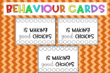 Behaviour hole punch cards {editable}