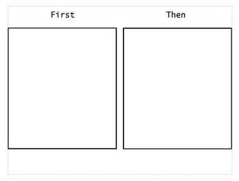 Preview of Behavioural First and Then Template