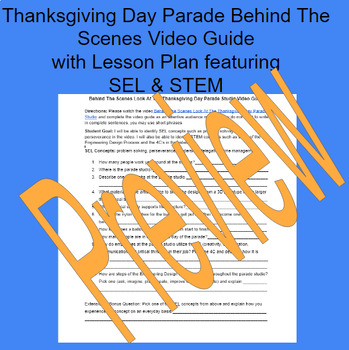 Preview of Behind The Scenes Look At The Thanksgiving Day Parade Studio- Video Guide