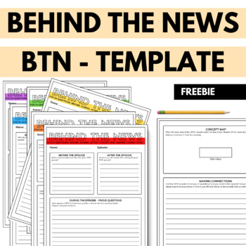 Preview of Behind the News - BTN FREEBIE