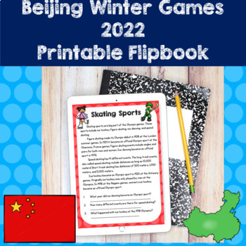 Preview of Beijing Olympic Winter Games 2022 Distance Learning Google Slides Activity