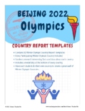 Beijing Winter Olympics Country Report Template Set