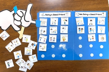 Being A Good Friend Sorting Game (Printable version) by Panda Speech