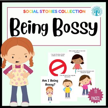Preview of Being Bossy Social Story