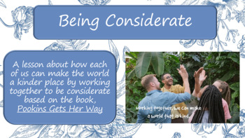 Preview of Being Considerate Kindness Caring Manners Social-emotional SEL Lesson 4 vid