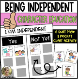 Being Independent A Sorting Pocket Chart Activity Health -