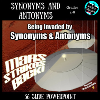 Preview of Synonyms and Antonyms PowerPoint Lesson