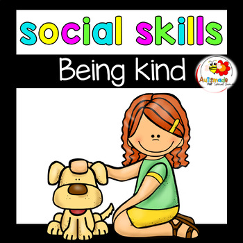 Preview of Being Kind to my friends -  (Kindergarten/Autism)