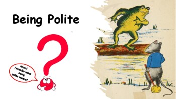 Preview of Being Polite. A Social Story.