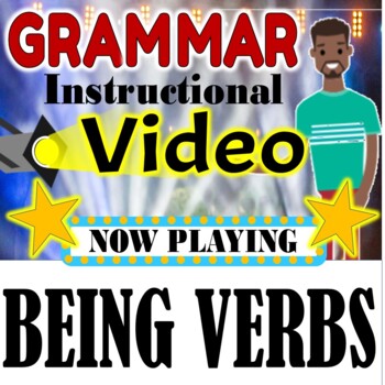 Preview of Being Verbs Grammar Video Follow Along Rules Distance Learning
