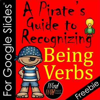 Preview of Being Verbs for Google Slides™, Free, Recognizing To Be Verbs, Distance Learning
