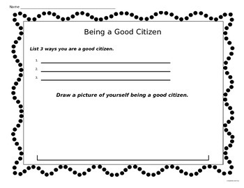 Preview of Being a Good Citizen
