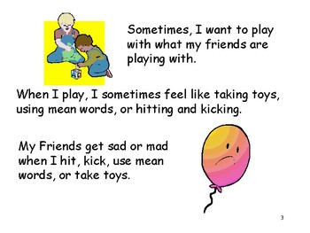 Being a Good Friend - A Social Story for Teaching Prosocial Play Habits