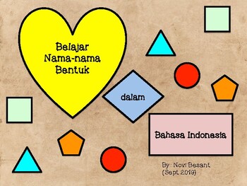 Belajar Nama  nama  Bentuk dalam Bahasa  Indonesia  Shapes in 