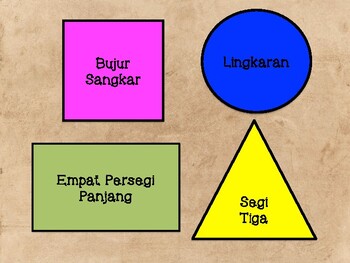 Belajar Nama  nama  Bentuk dalam Bahasa  Indonesia  Shapes in 