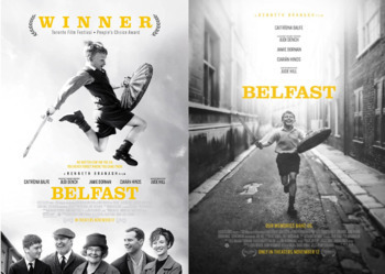 Preview of Belfast Movie Guide Questions in ENGLISH Chronological Order | Irish Immigration